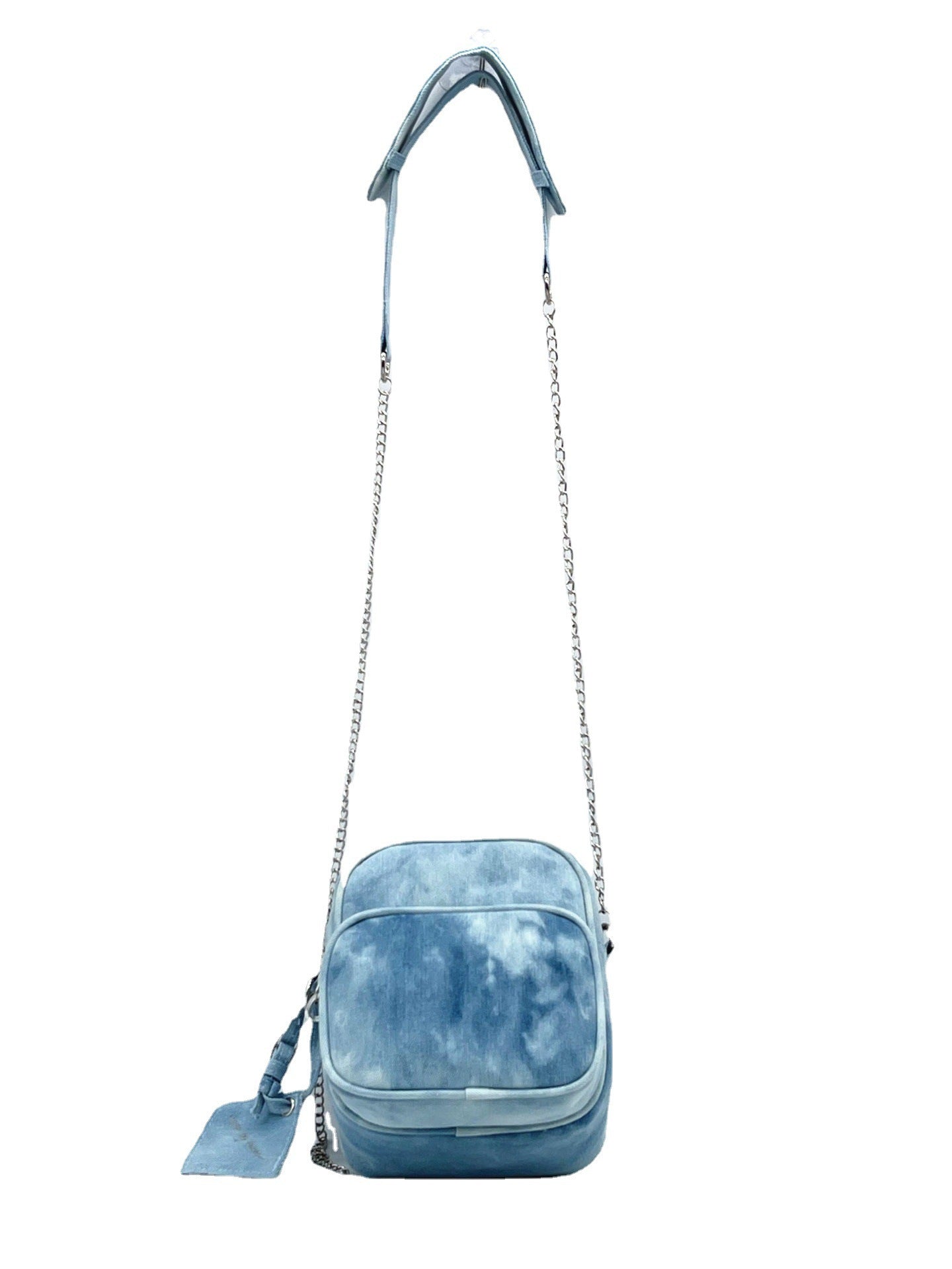 Ladies Fashion Personality Tie Dye Denim Tote Bag