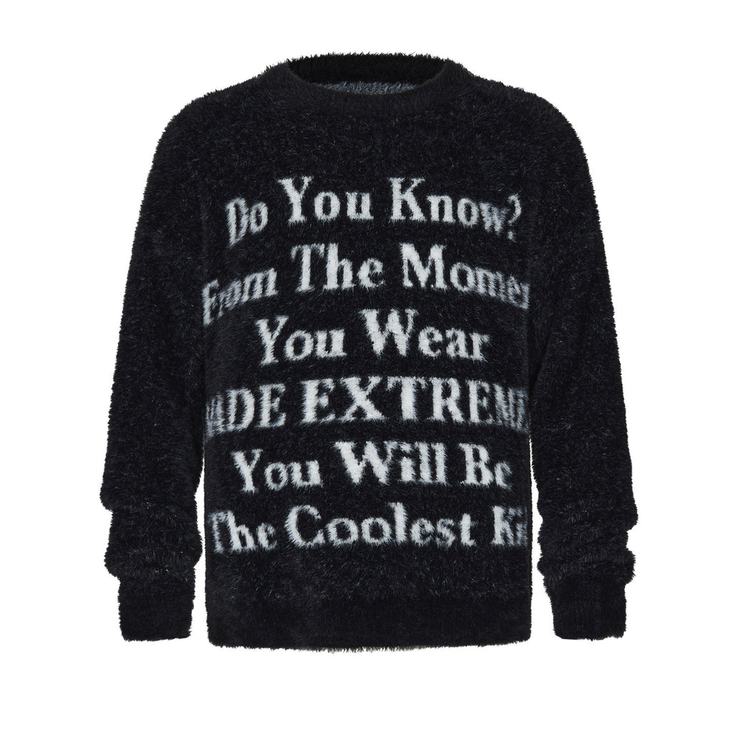 Street Slogan Letter Culture Sweater