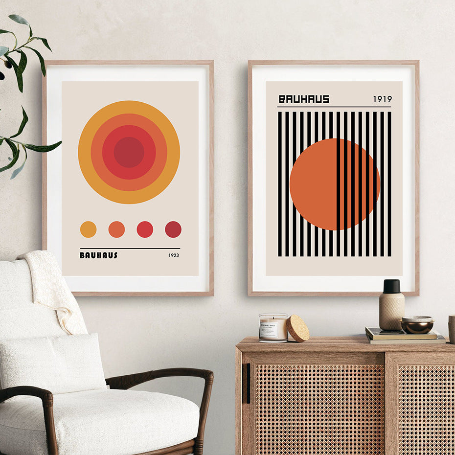 Nordic Ins Style Minimalist Poster Core Personalized Hanging Painting