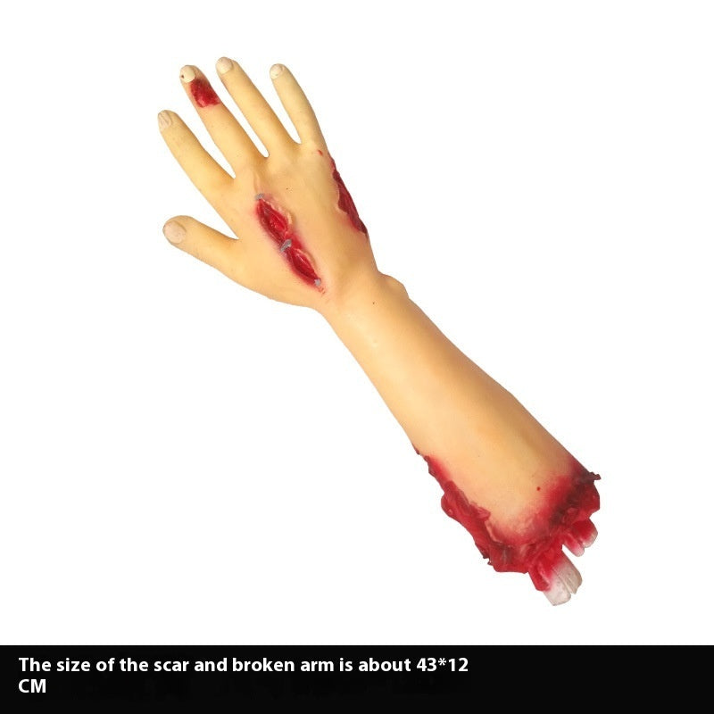 Halloween Broken Hand Horror Decoration Props Haunted House Bar Chamber Spoof Simulation