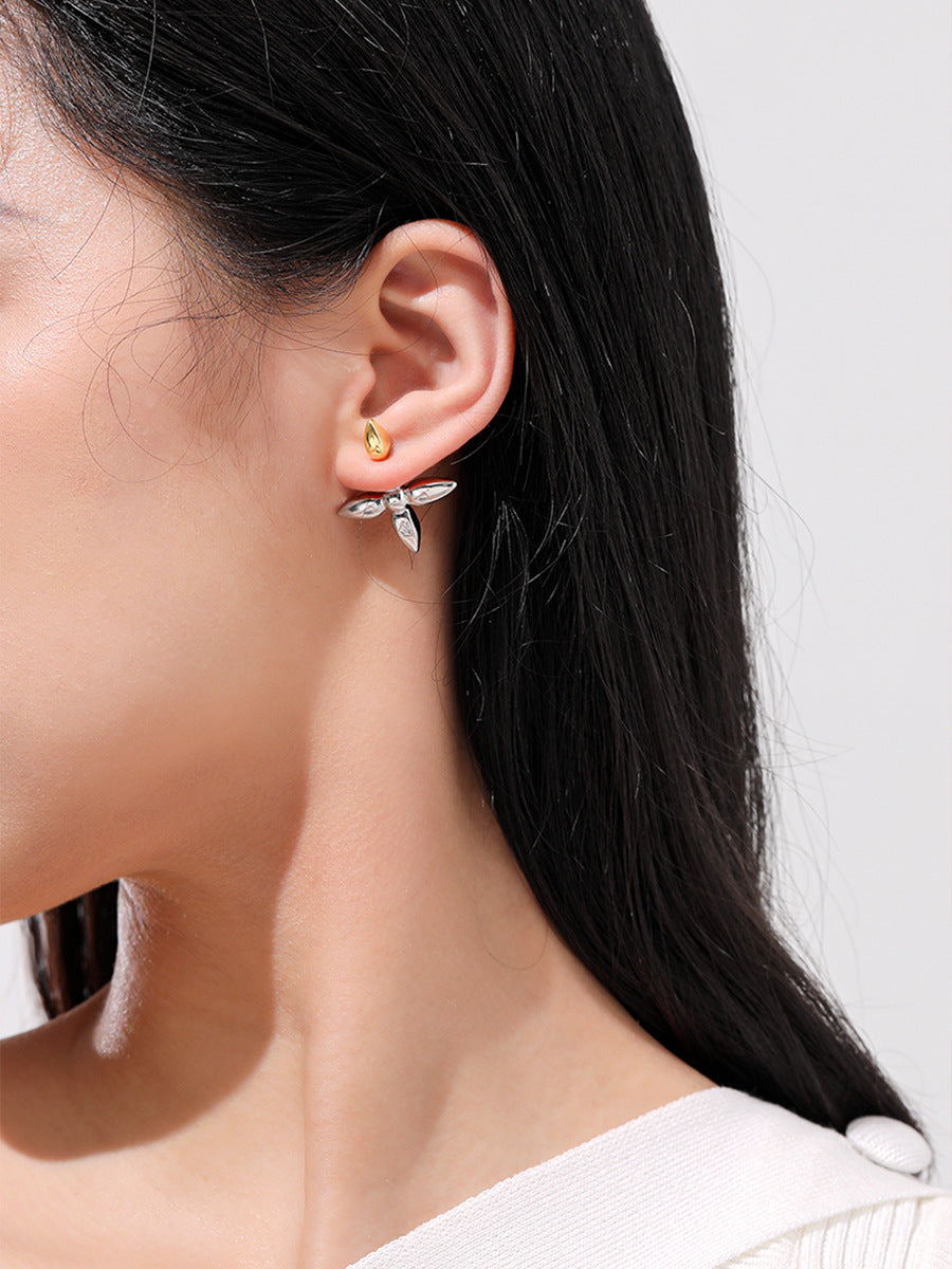 Clover Earrings Women's Cross Stud Earrings