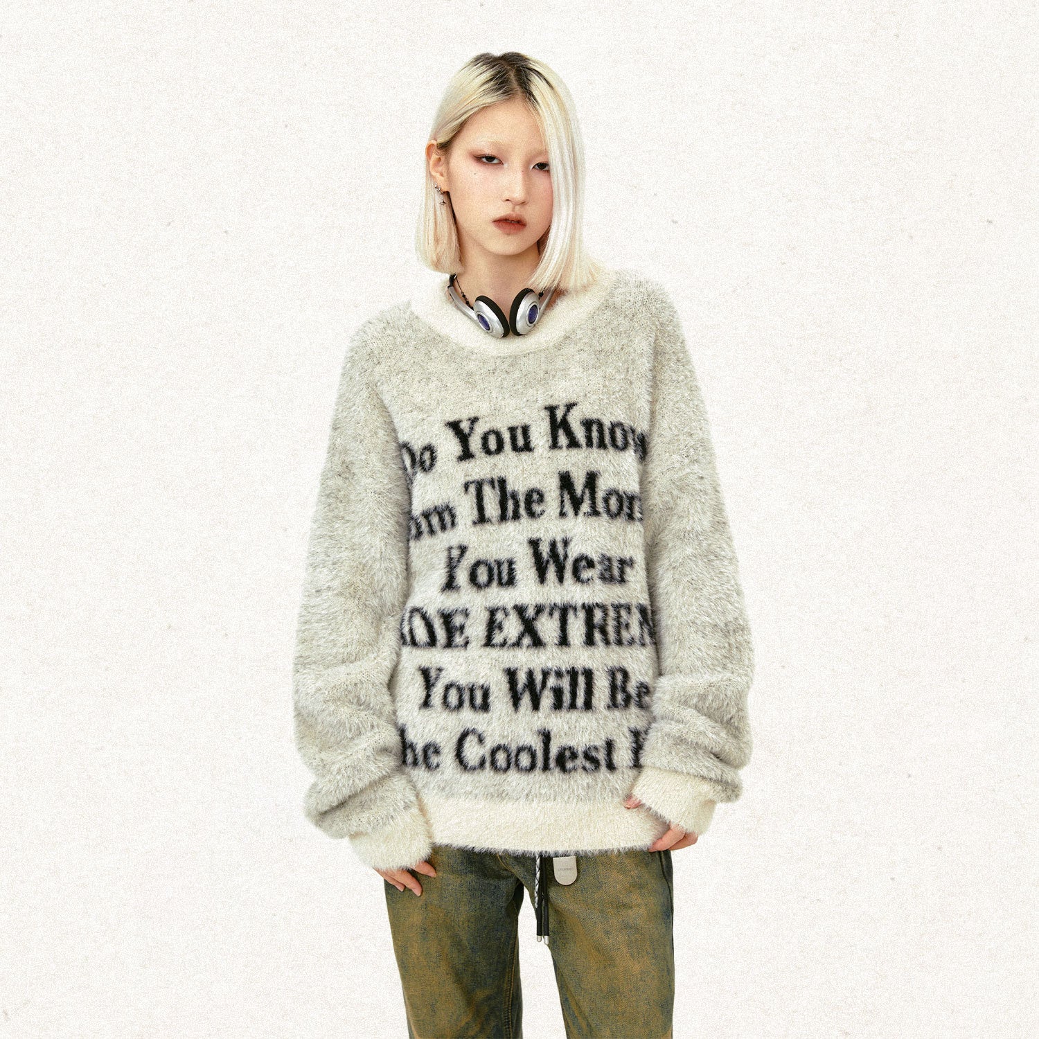 Street Slogan Letter Culture Sweater