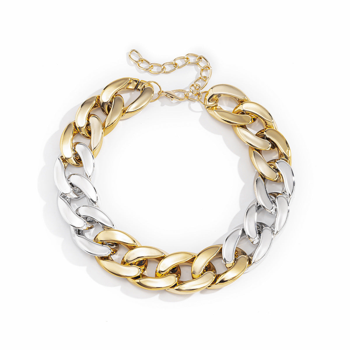 Street Hong Kong Style Geometric Chain Necklace