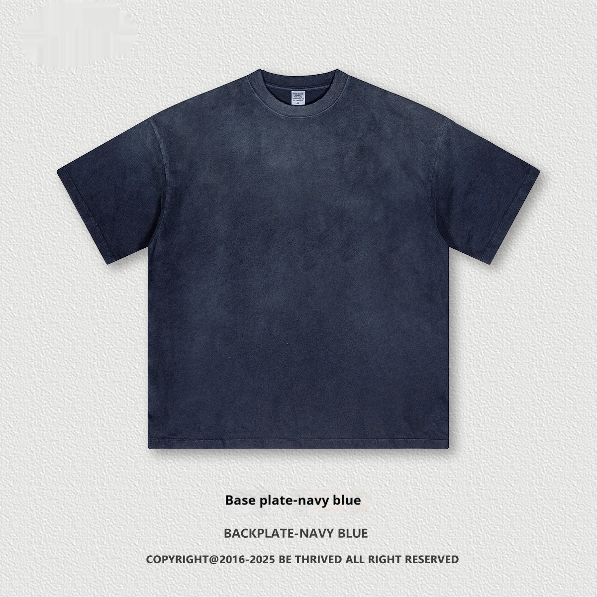 Retro Washed Round Neck Short Sleeve Men And Women