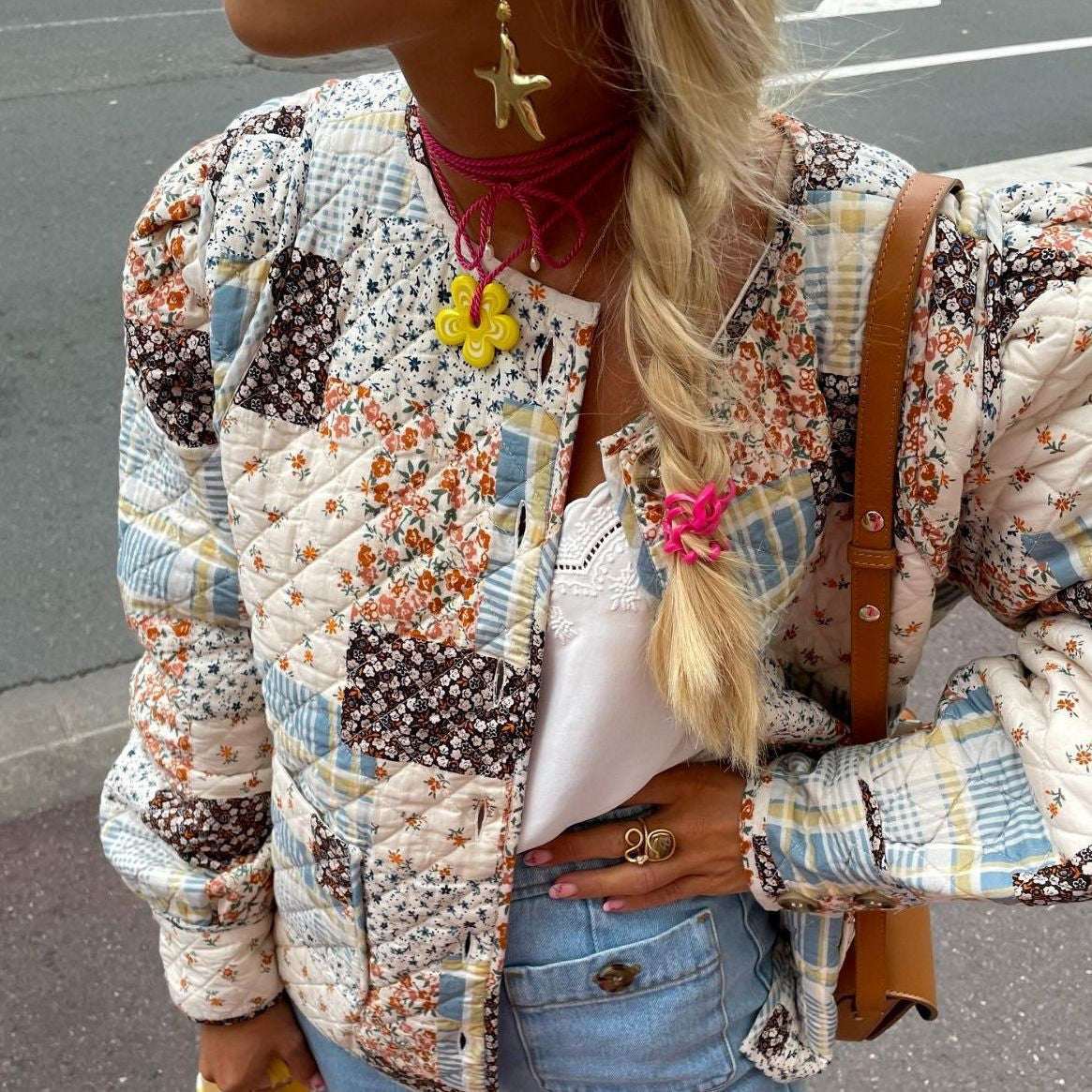 Fashion Cotton Jacket Women's Top